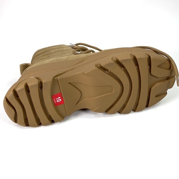 Steve Madden - Husky Leather Platform Boot - 10 - Picture 7 of 9